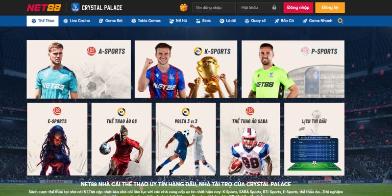 Cá Cược Thể Thao NET88