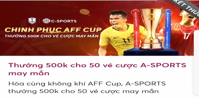 Giới Thiệu Về Chương Trình Thưởng 500k Cho 50 Vé Cược A - Sports