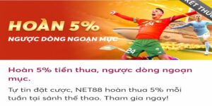 Hoàn 5% tiền thua Net88 là gì