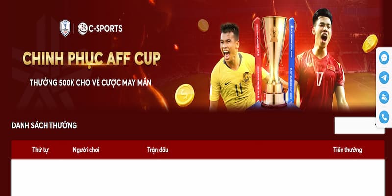 Lưu Ý Khi Tham Gia Thưởng 500k Cho 50 Vé Cược A - Sports