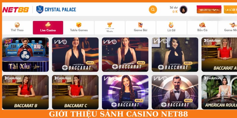 Ưu điểm của Live Casino Net88 so với nền tảng khác